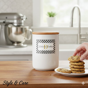 Elegantes Personalisiertes Lebensmitteletikett mit