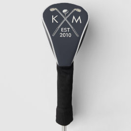 Elegantes, personalisiertes Mongram-Design des Gol Golf Headcover