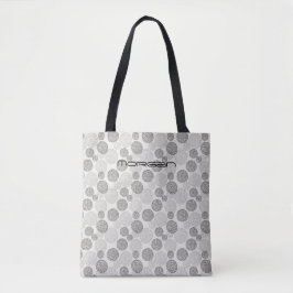 Elegantes Personalisiertes Morgan-Monochrom gepunk Tasche