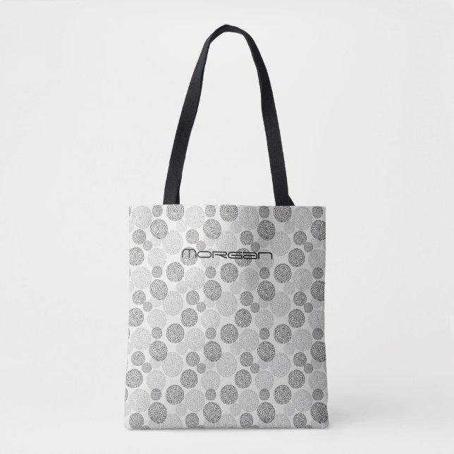 Elegantes Personalisiertes Morgan-Monochrom gepunk Tasche (Vorderseite)
