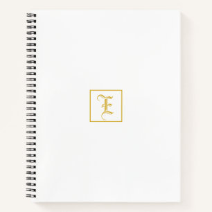 Elegantes Personalisiertes Notebook aus der White- Notizbuch