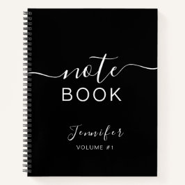 Elegantes Personalisiertes Notebook - Ihr Name Notizbuch