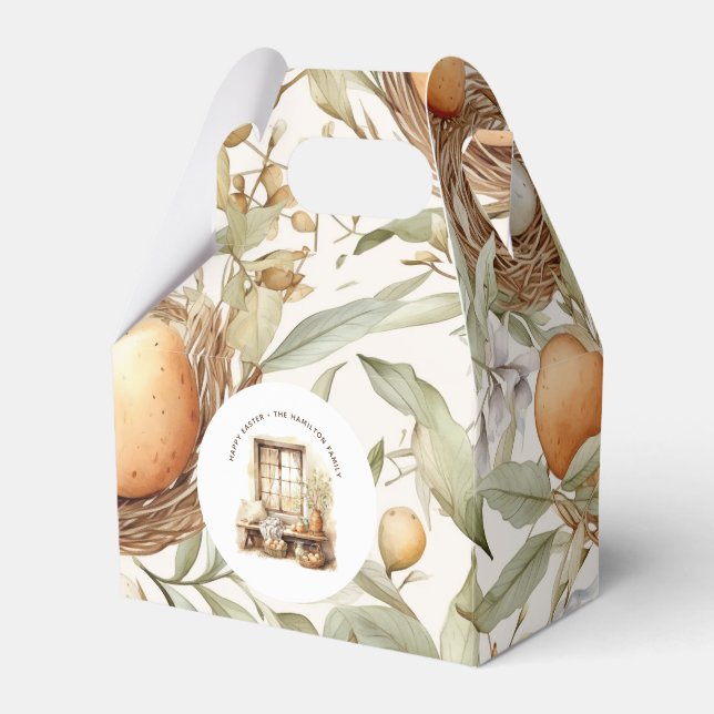 Elegantes Personalisiertes Ostern Geschenkschachtel (Vorderseite)