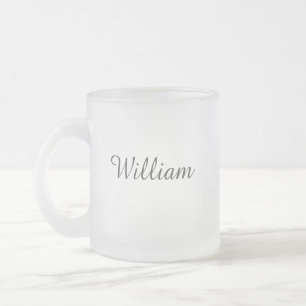 Elegantes Personalisiertes Petal Press Co Mattiert Mattglastasse