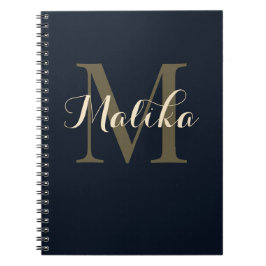 Elegantes personalisiertes Spiralnotizbuch mit Mon Notizblock