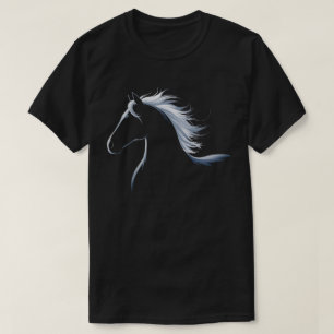 Elegantes Pferdesilhouette-Grafikdesign für Pferde T-Shirt