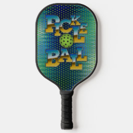 Elegantes Pickleball-Textdesign Pickleball Schläger