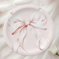 Elegantes Pink Bow Baby Brautparty