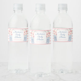 Elegantes Pink & White Floral Girl Babydusche Part