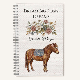 Elegantes Pony Notizbuch