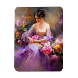 Elegantes Portrait Magnet