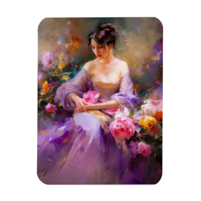 Elegantes Portrait Magnet (Vertikal)