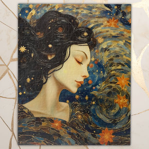 Elegantes Portrait Starry Night