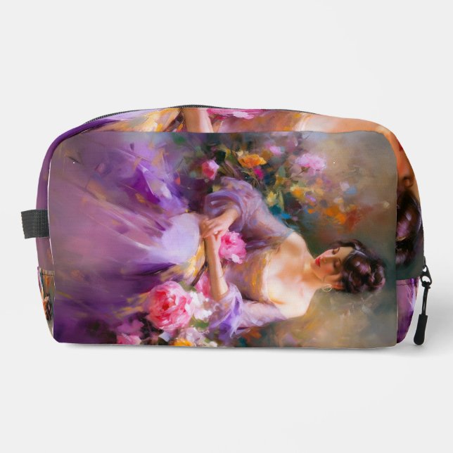 Elegantes Portrait Waschbeutel (Vorderseite)