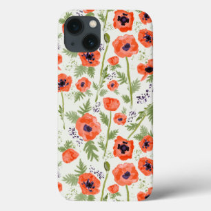 Elegantes Pupies Blumenmuster Case-Mate iPhone Hülle