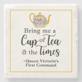 Elegantes Queen Victoria Tee Zitat Niedlich Viktor Steinuntersetzer