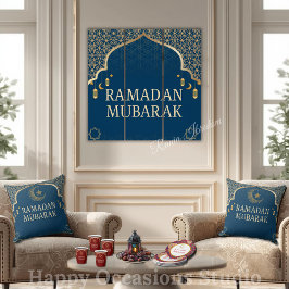 Elegantes Ramadan Mubarak Kissen