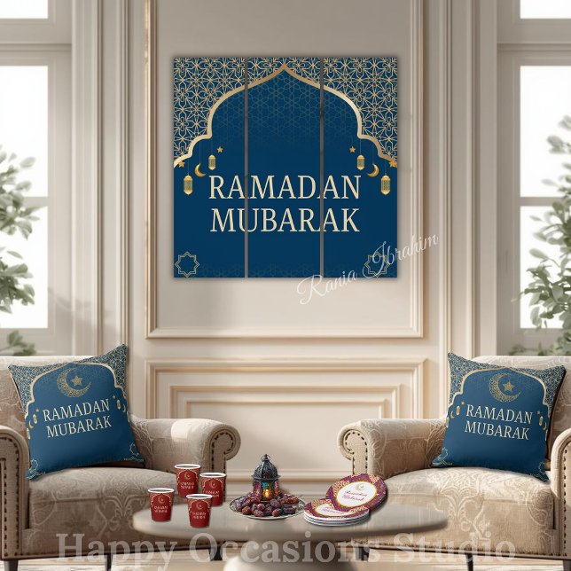 Elegantes Ramadan Mubarak Kissen (Von Creator hochgeladen)