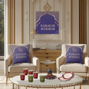 Elegantes Ramadan Mubarak Kissen