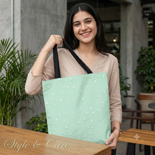Elegantes Regentropfen-Muster Stilvolles Design fü Tasche