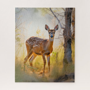 Elegantes Reh im Wald Naturdesign