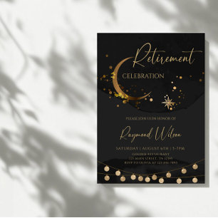 Elegantes Rentirement Celebration Party Einladung
