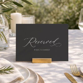 Elegantes, reserviertes Hochzeitssymbol Einladung