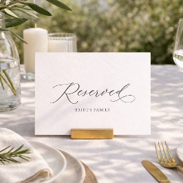 Elegantes, reserviertes Hochzeitssymbol Einladung