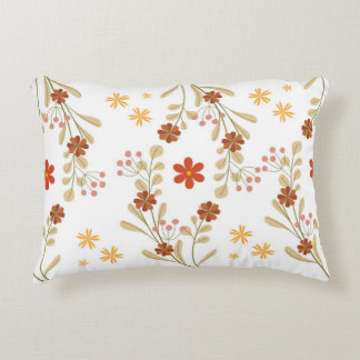 Elegantes Retro-Blumen-Wurfkissen Dekokissen