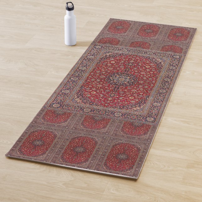 Elegantes Retro Modernes Vintages Persisches Yogamatte (Beispiel)
