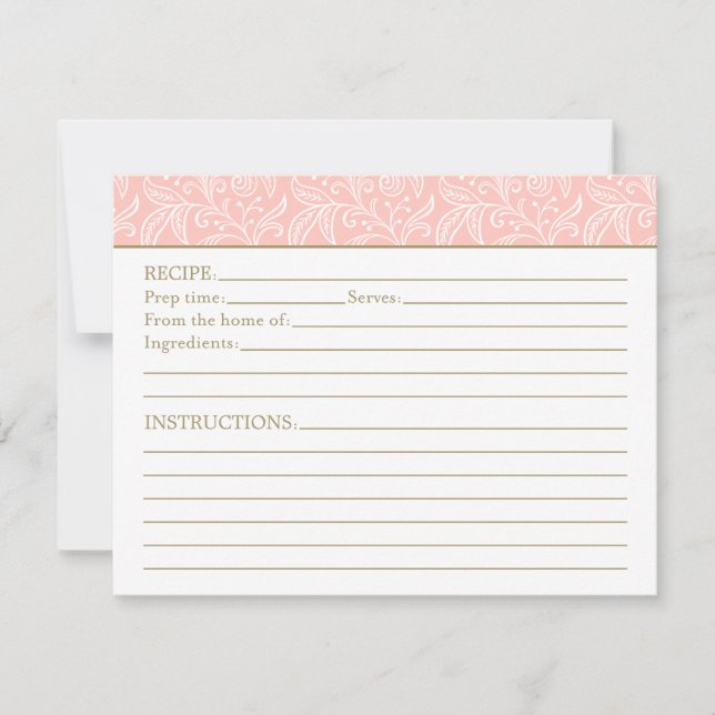 Elegantes Rezept für Blush und Gold Brautparty (Vorderseite)