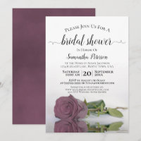 Elegantes Romantisches Rosenrosa Brautparty