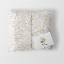 Elegantes romantisches Vintages Blumenmuster Beige