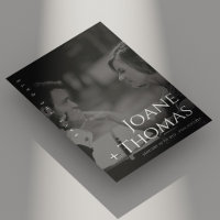 Elegantes römisches Schriftart Foto Hochzeit Save 