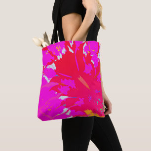 Elegantes rosa Abstraktes Muster Tasche