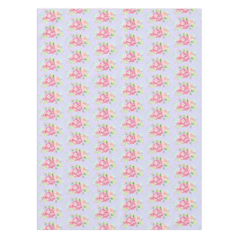 Elegantes rosa Aquarellfarben Blume Bouquet Muster Tischdecke