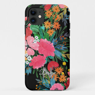 Elegantes rosa Aquarellfarben Blumenmodedesign Case-Mate iPhone Hülle