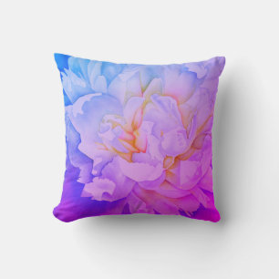 Elegantes rosa Aquarellmalerei Kissen