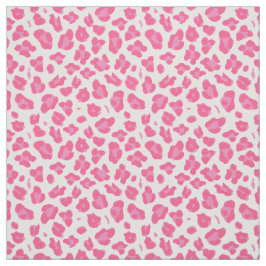 Elegantes Rosa auf rosa Leopard Print Stoff