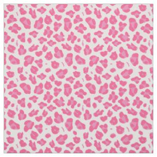 Elegantes Rosa auf rosa Leopard Print Stoff