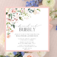 Elegantes rosa Blumenbrunch & Bubbly Brautparty