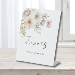 Elegantes Rosa Brautparty Gefallen Sockelschild