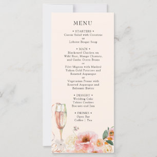 Elegantes rosa Champagner-Brautparty