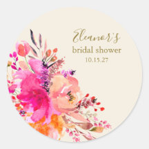 Elegantes, rosa, florales Brautparty