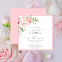 Elegantes Rosa Garden Blume Brautparty