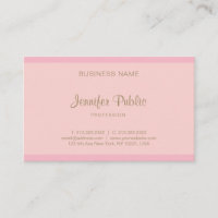 Elegantes rosa Gold Script Moderne trendige Vorlag