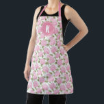 Elegantes rosa Hydragea-Blume Muster Monogramm Schürze<br><div class="desc">Kochen Sie stilvoll mit der eleganten Pink Hydrangea Blume Muster Monogram Schürze. Mit feinen, rosa Hydrangeas und einem personalisierten Monogramm verleiht diese Schürze Ihrer Küche eine Touch von Eleganz und Charme. Das weiche, langlebige Material sorgt für Komfort beim Kochen, Backen oder Unterhalten und ist somit perfekt für jeden Anlass. Egal...</div>