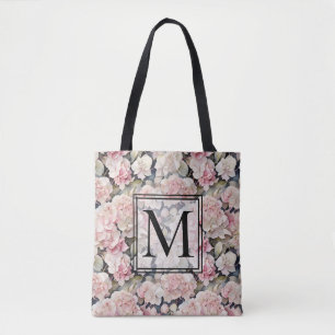 Elegantes, rosa Hydrangeas in Aquarellfarben Tasche