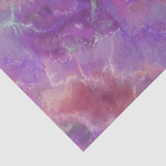 Elegantes rosa, lila und silbernes Marmormuster Seidenpapier (Detail)