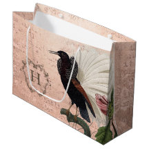 Elegantes rosa Monogramm